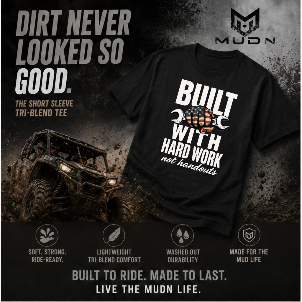 Built With Hard Work Black T