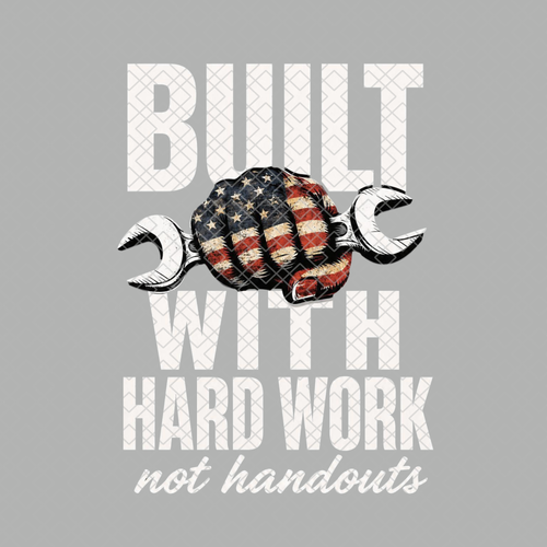Built With Hard Work Black T